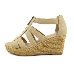 Lauren Ralph Lauren Tan Espadrille Wedges